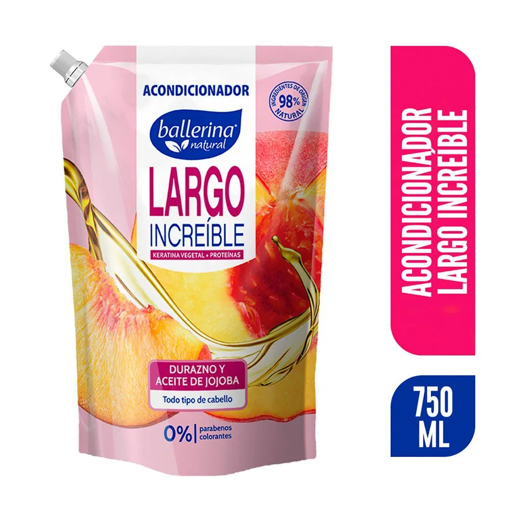 Acondicionador Ballerina Largo Increible 750ml