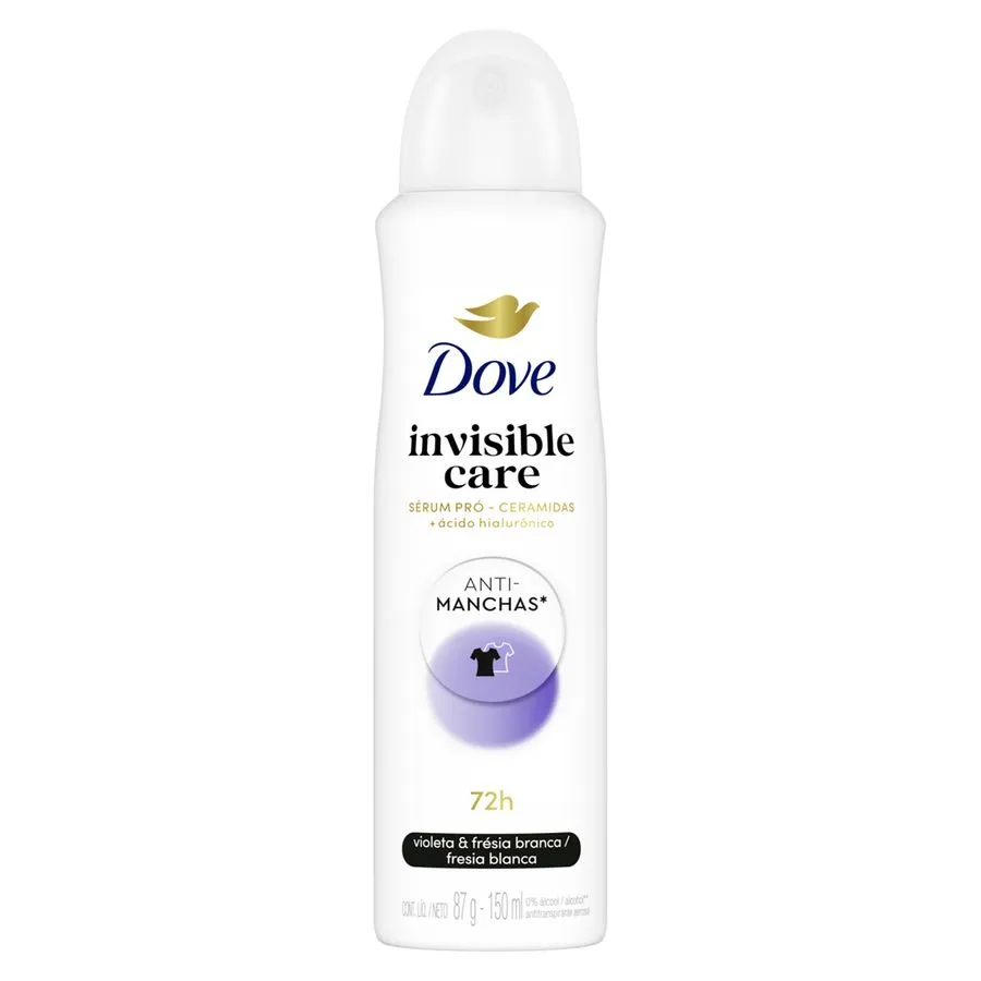 Desodorante Spray Dove anti-manchas