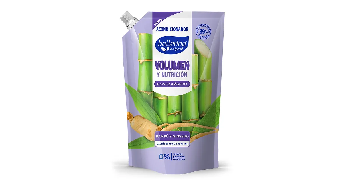 Acondicionador Ballerina Volumen y nutrición