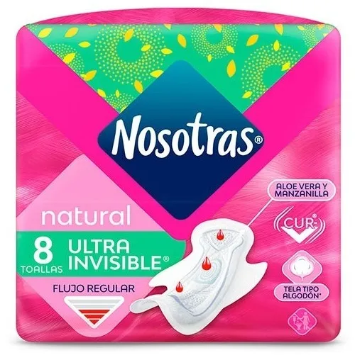 Nosotras Ultra delgada 8 Toallitas