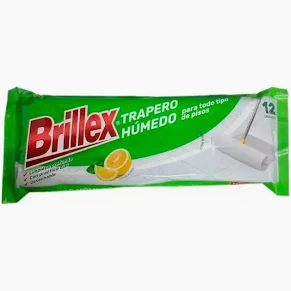 Trapero humedo Brillex Limón 12 unidades